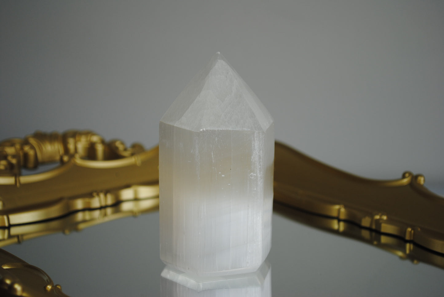 White Selenite Tower