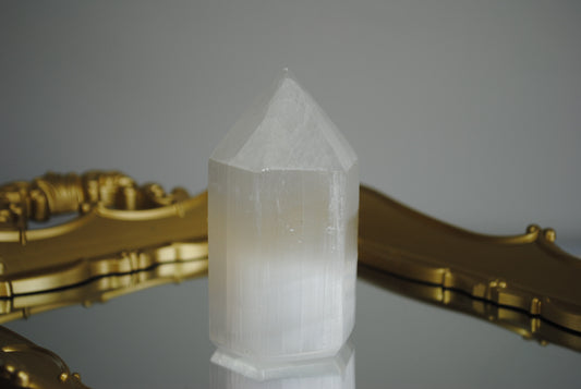 White Selenite Tower