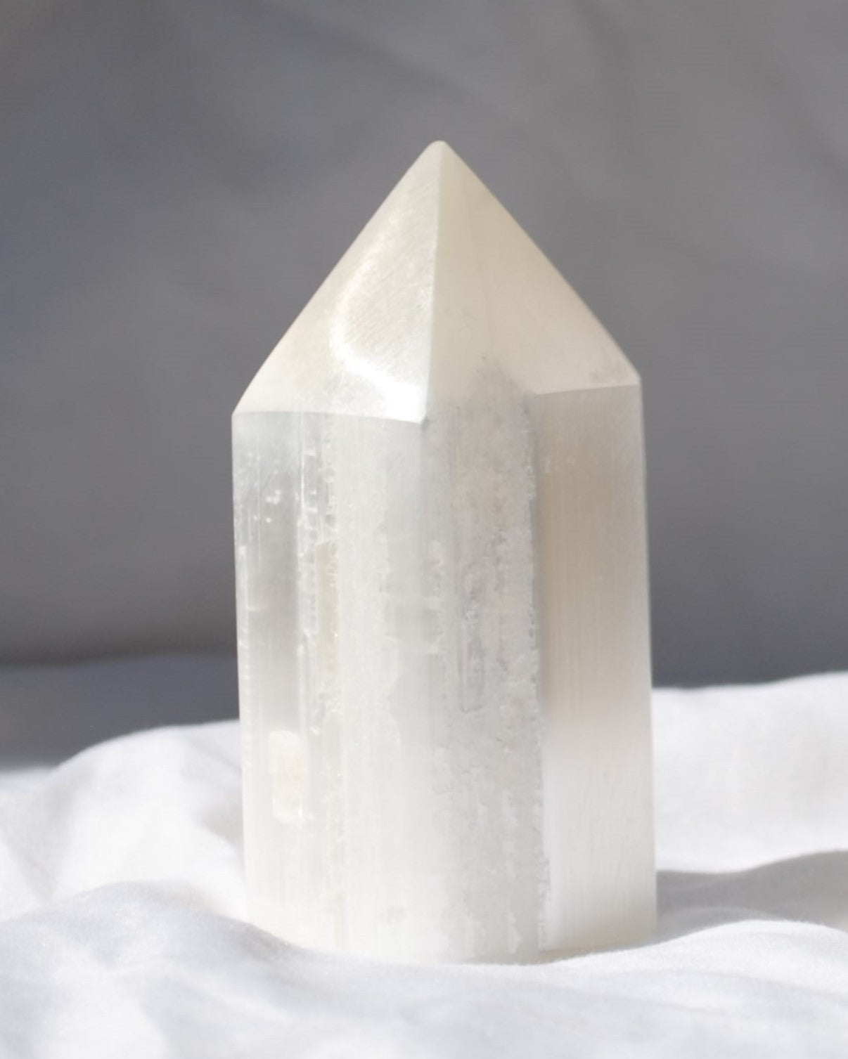 White Selenite Tower
