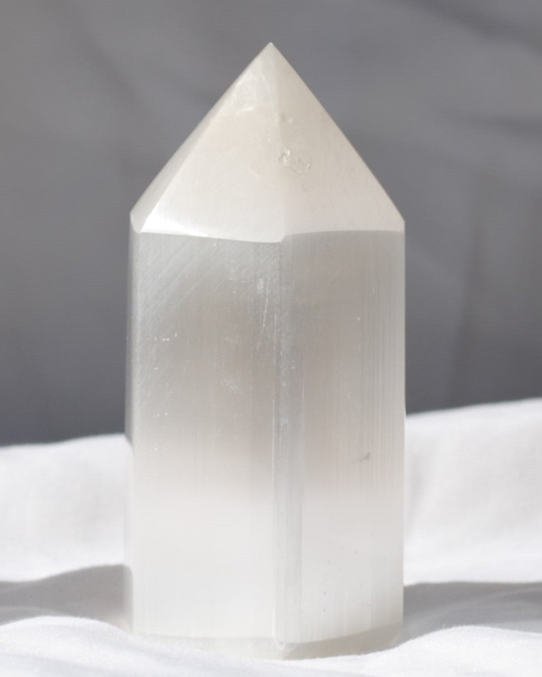 White Selenite Tower