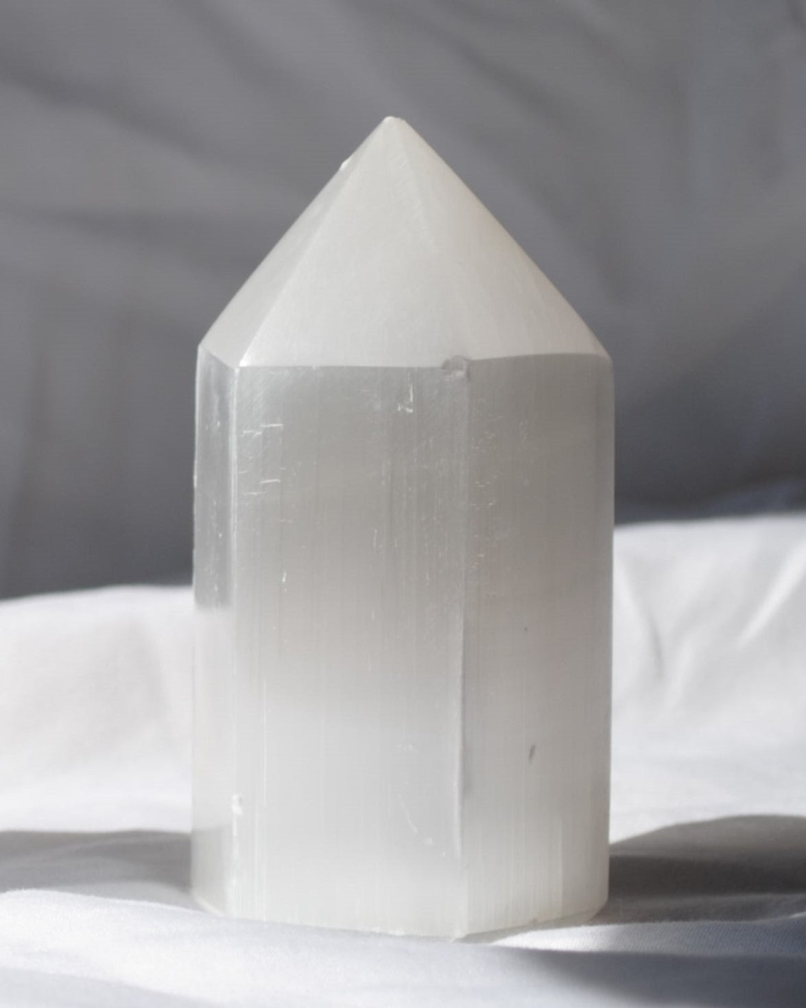 White Selenite Tower